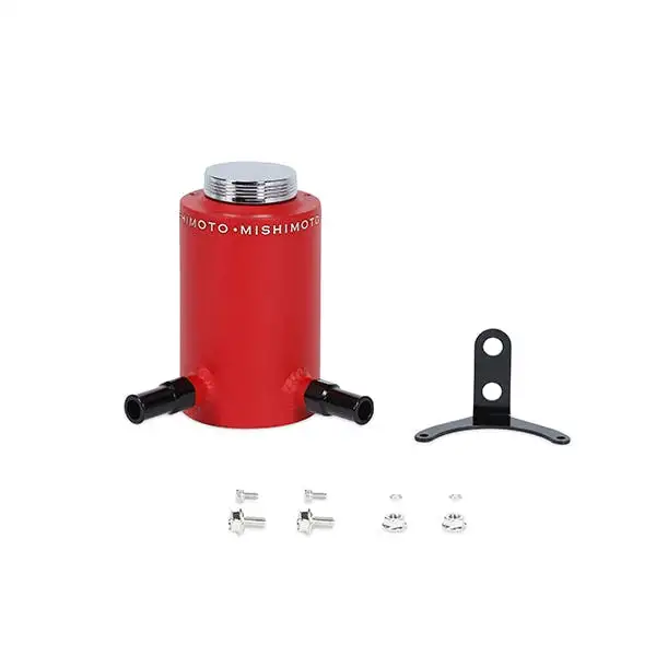 Mishimoto MMRT-PSAWRD Aluminum Power Steering Reservoir Tank, Red