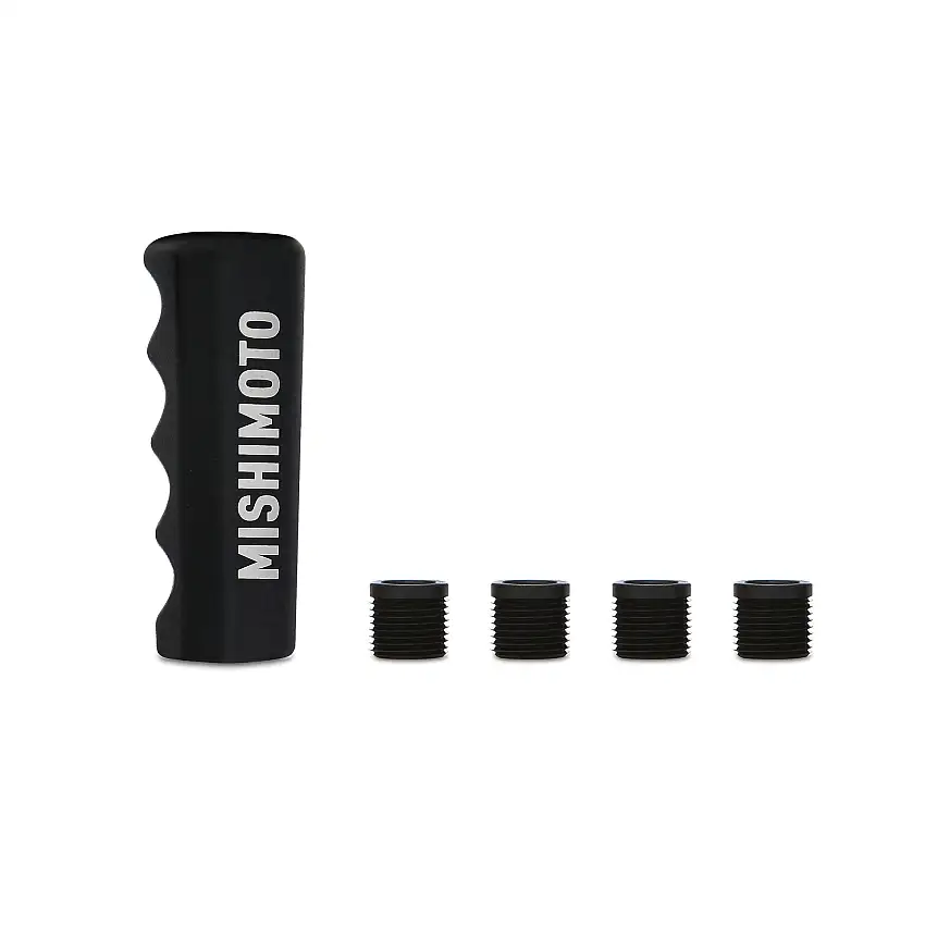 Mishimoto MMSK-PGR-BK Shift Knob, Black Anodized, Pistol Grip