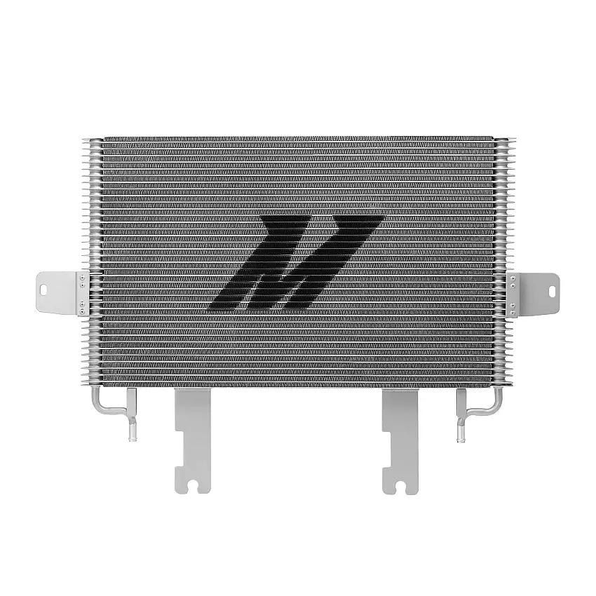 Mishimoto MMTC-F2D-03SL Transmission Cooler, Silver, fits Ford 6.0L Powerstroke 2003-2007