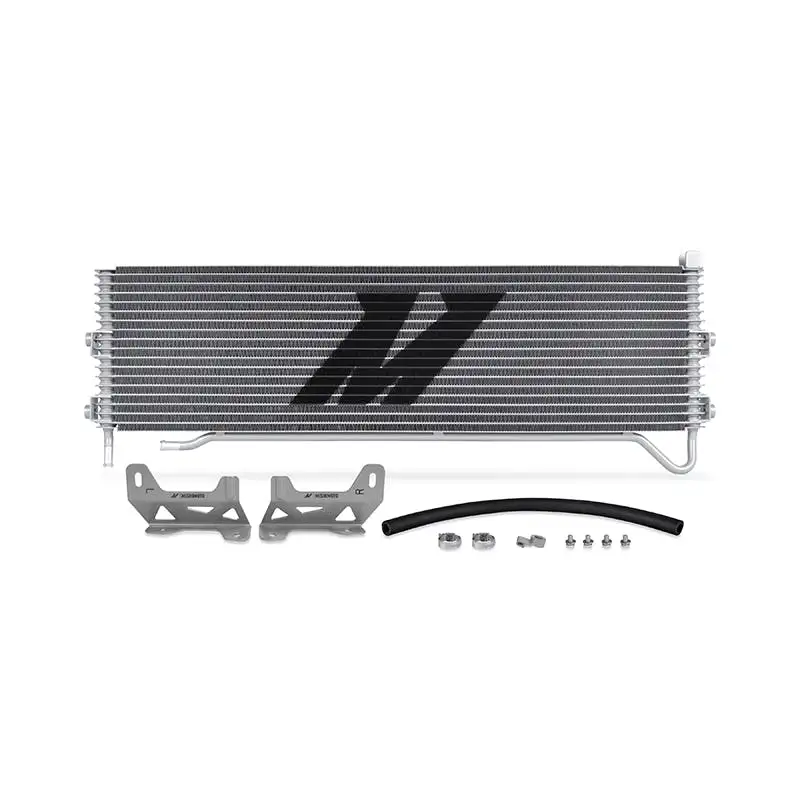 Mishimoto MMTC-F2D-08SL Transmission Cooler, Silver, fits Ford 6.4L Powerstroke 2008-2010