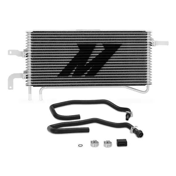 Mishimoto MMTC-MUS-15SL Transmission Cooler, Silver, fits Ford Mustang GT and V6 Auto 2015-2017