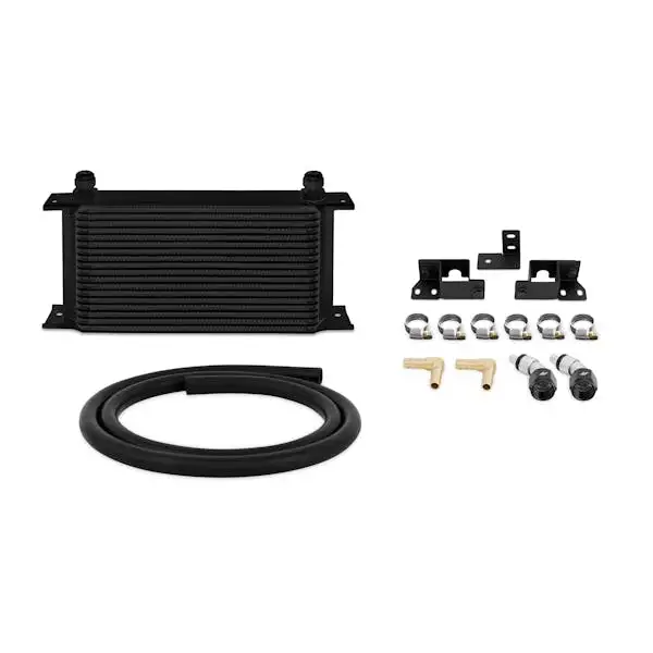 Mishimoto MMTC-WRA-07BK Transmission Cooler, Black, fits Jeep Wrangler JK 2007-2011