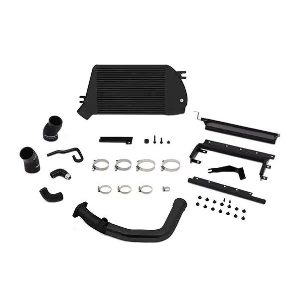 Mishimoto MMTMIC-WRX-15BBK Top-Mount Intercooler & Charge-Pipe Kit, Black/Black, fits Subaru WRX 2015-2021