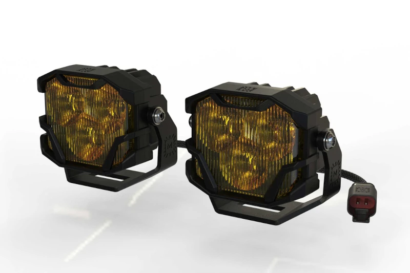 Morimoto 4Banger NCS Series LED Light Pods (YellowithWide) | BAF006