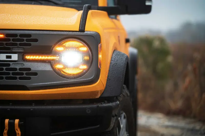 2021-2025 Ford Bronco Morimoto XB LED Headlights with Amber DRL LED Lights | LF497-A