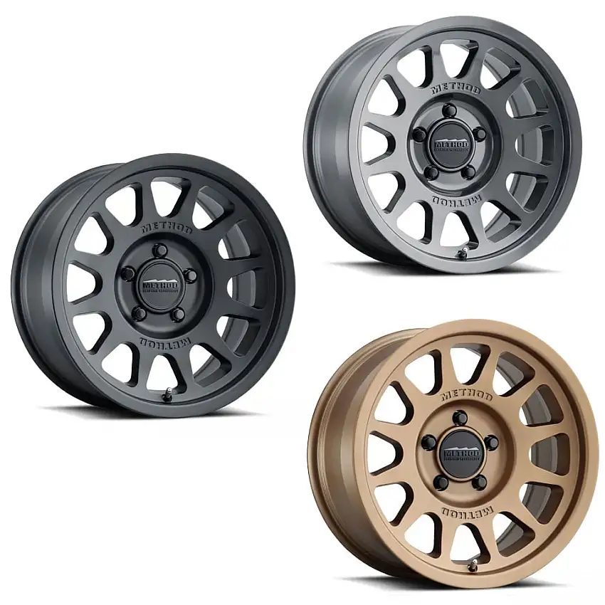 Method Race Wheels 703 | 17" Bead Grip Wheel | Titanium Bronze Matte Black
