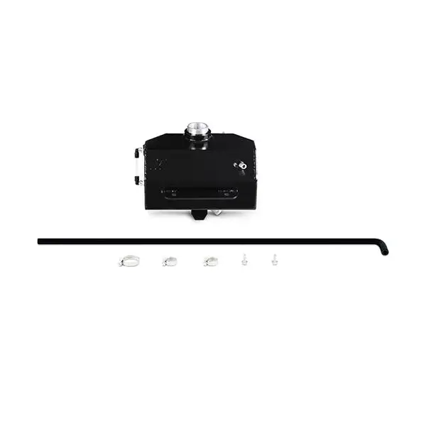 Mishimoto MMRT-MUS-15EBK Aluminum Coolant Expansion Tank, Black, fits Ford Mustang 2015-2023