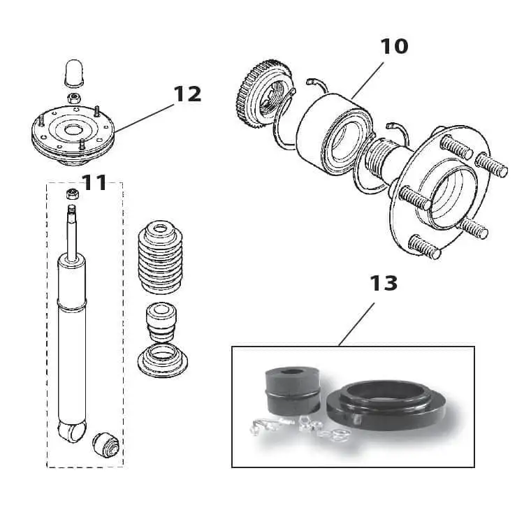 Shock Absorber, Front, XK8 I, Adaptive, R Options