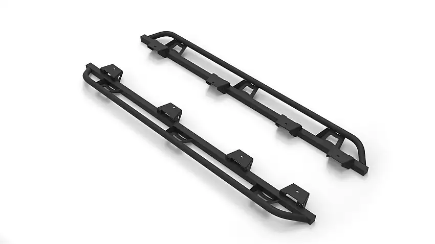 N-FAB TSJ194-TX TrailSlider - Cab Len (2 Steps) - 20-25 Gladiator - TX Blk