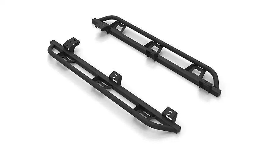N-FAB TST10-TX TrailSlider - Cab Len (2Steps)-10-24 4Runner(NonLim/TRD Sport&10-13 SR5)-TX Blk
