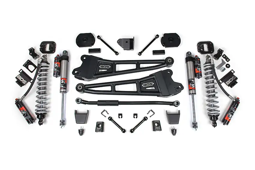 BDS Suspension BDS1624PESB 2014-2018/ 2025-2026 Ram 2500 4wd 3" Radius Arm Suspension Lift Kit, 1.25" Rear,