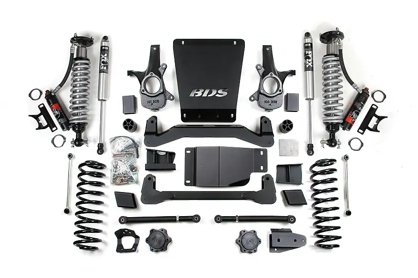 BDS Suspension BDS178PSS 2007-2014 GM SUV 4wd 6" Suspension Lift Kit, 6" Rear, Coil Spring - 2.5 PES C/O