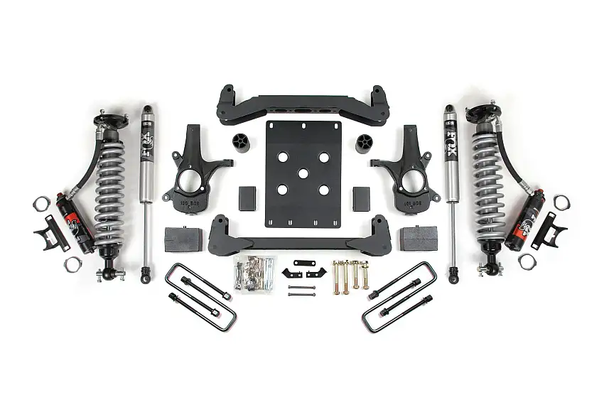BDS Suspension BDS187PSS 2007-2013 GM 1500 2wd 4" Suspension Lift Kit, 3.5" Rear, Leaf Spring - 2.5 PES C