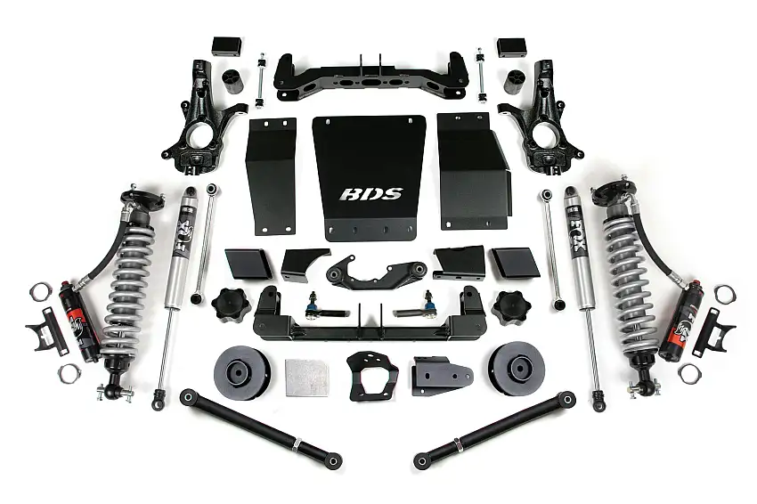 BDS Suspension BDS733PSS 2015-2019 GM SUV 4wd 4" Suspension Lift Kit, Cast Steel, 3" Rear, Coil Spring Sp