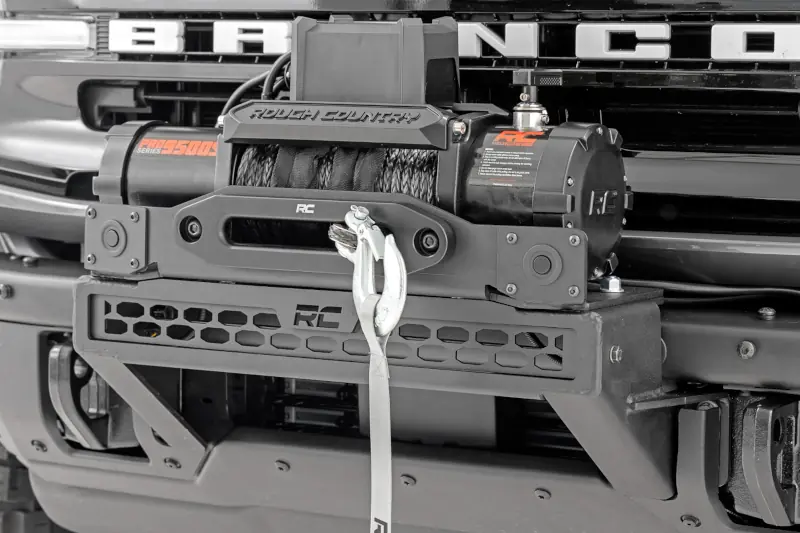 2021-2025 Ford Bronco Rough Country High Winch Mount with Winch Mount Only | 51066
