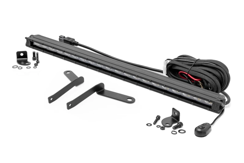 2022-2025 Toyota Tundra Rough Country 20 inch Black Slim Line LED Bumper Light Kit | 71077