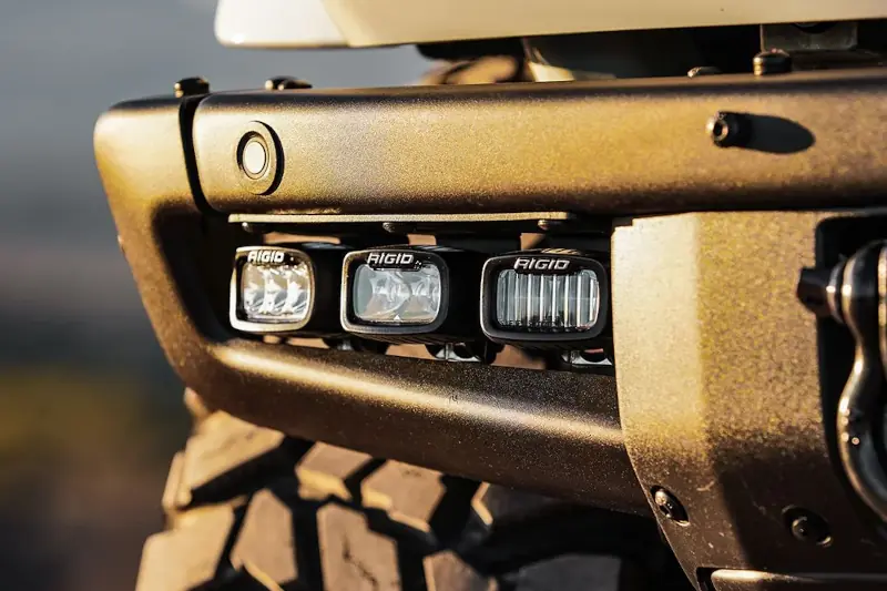 2021-2025 Ford Bronco RIGID Mod Bumper Triple SR-M Fog Light Kit | 46731
