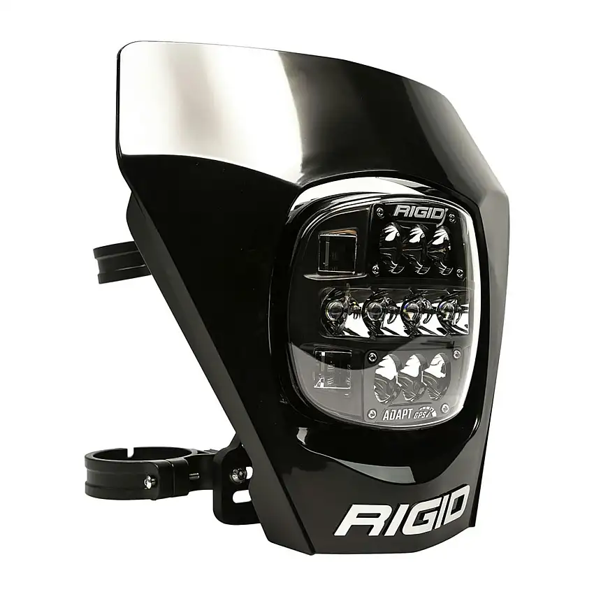 RIGID Industries 300418 RIGID Adapt XE Number Plate; Black ; Single