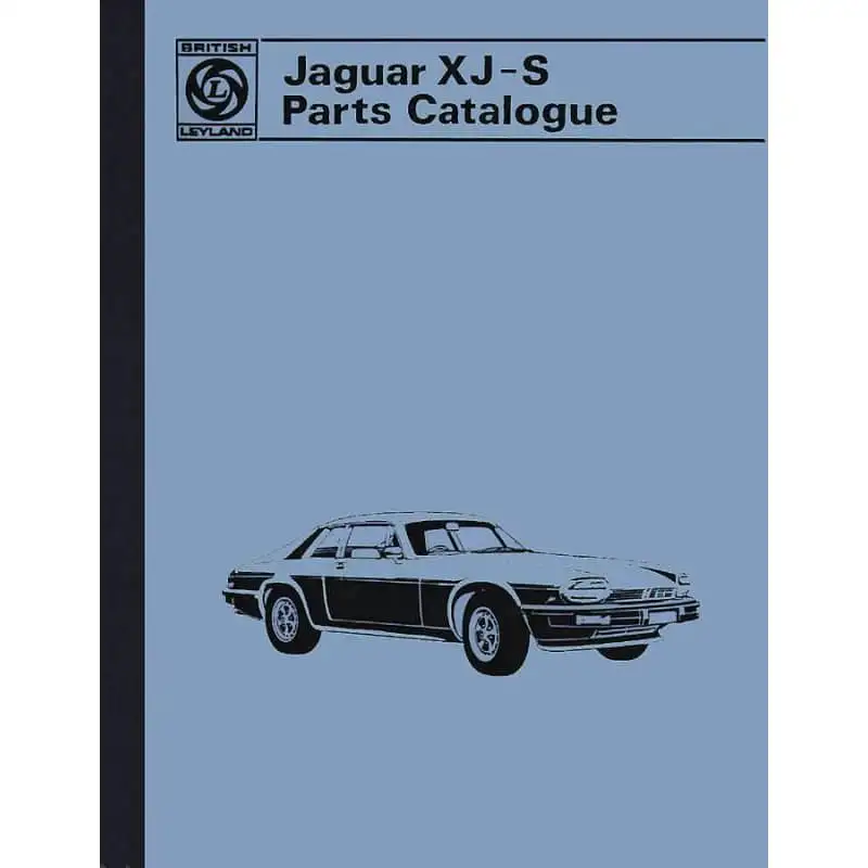 Deluxe Parts Manual, XJS 1987-92