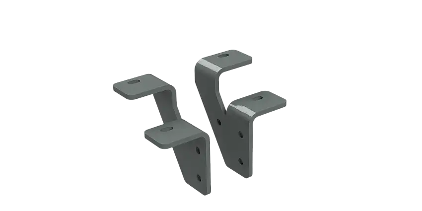 B&W Towing RVR3202 Custom Installation Kit For Universal Mounting Rails For Some RAM Trucks