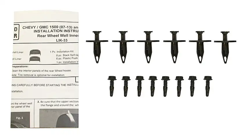 Rugged Liner LIK68 Wheel Well Install Kit