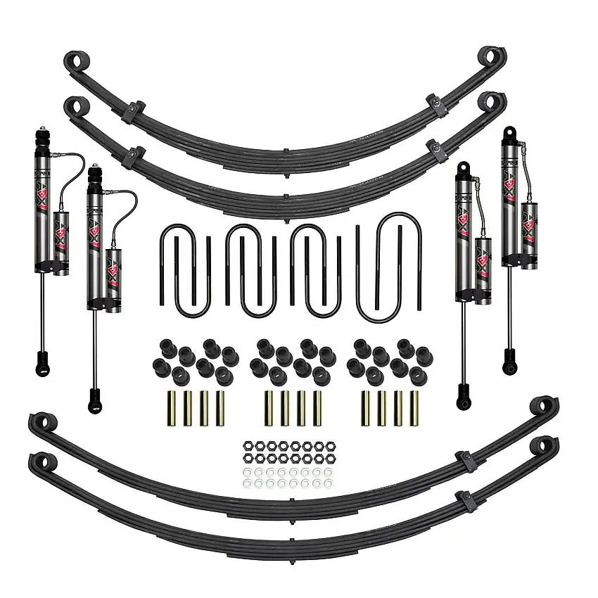 Skyjacker S474WK-X 4 in. Suspension Lift Kit With ADX 2.0 Remote Reservoir Aluminum Monotube Shocks