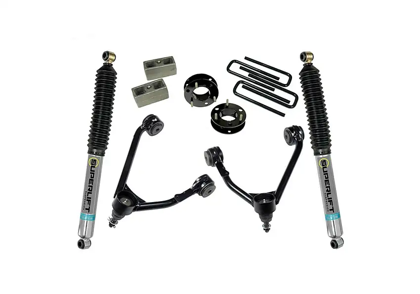 Superlift 3800B Upper Control Arm Kit, BL 3.5in