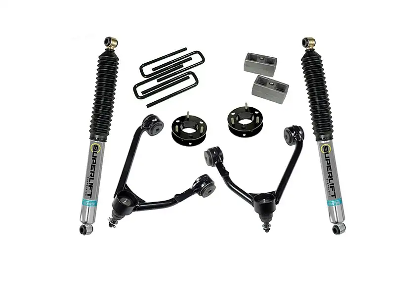 Superlift 3850B Upper Control Arm Kit, BL 3.5in