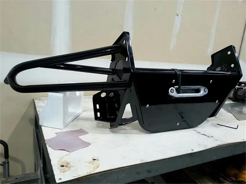 N-FAB T052LRSP RSP PreRunner Front Bumper - Direct Fit (2-30" Rigid E) - 05-15 Tacoma-Gloss Blk