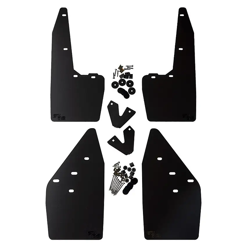 RokBlokz Black Mud Flaps (Set of 4) 03-09 Ram 2500/3500 SRW