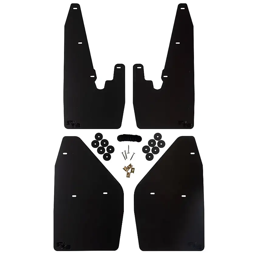 RokBlokz Black Mud Flaps (Set of 4) 10-18 Ram 2500/3500 SRW