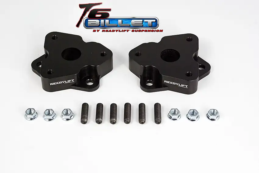 ReadyLift T6-1030-K 2'' Leveling Kit T6 Billet Black without Shocks