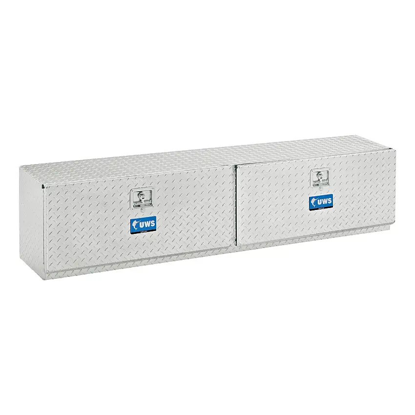UWS Bright Aluminum 90" Double-Door Topside Truck Tool Box TBTS-90