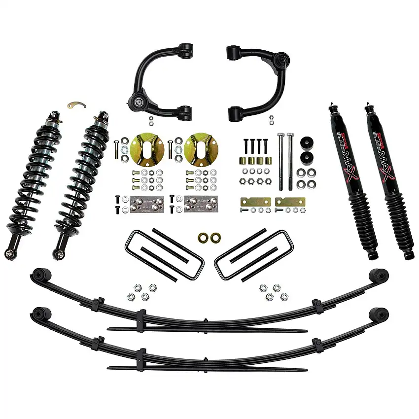 Skyjacker TC536UBKS 3 In. Coilover Lift System With Rear Black MAX 8500 Shocks.