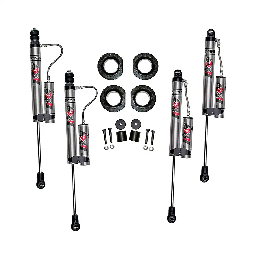 Skyjacker TJ20-X 2 in. Suspension Lift Kit With ADX 2.0 Remote Reservoir Monotube Shocks.