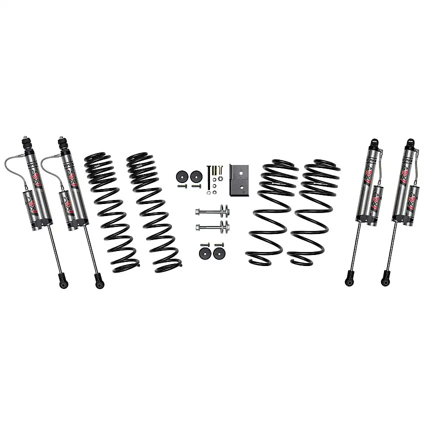 Skyjacker TJ25BKXLT 2.5 in. Suspension Lift System With ADX 2.0 Remote Reservoir Shocks.