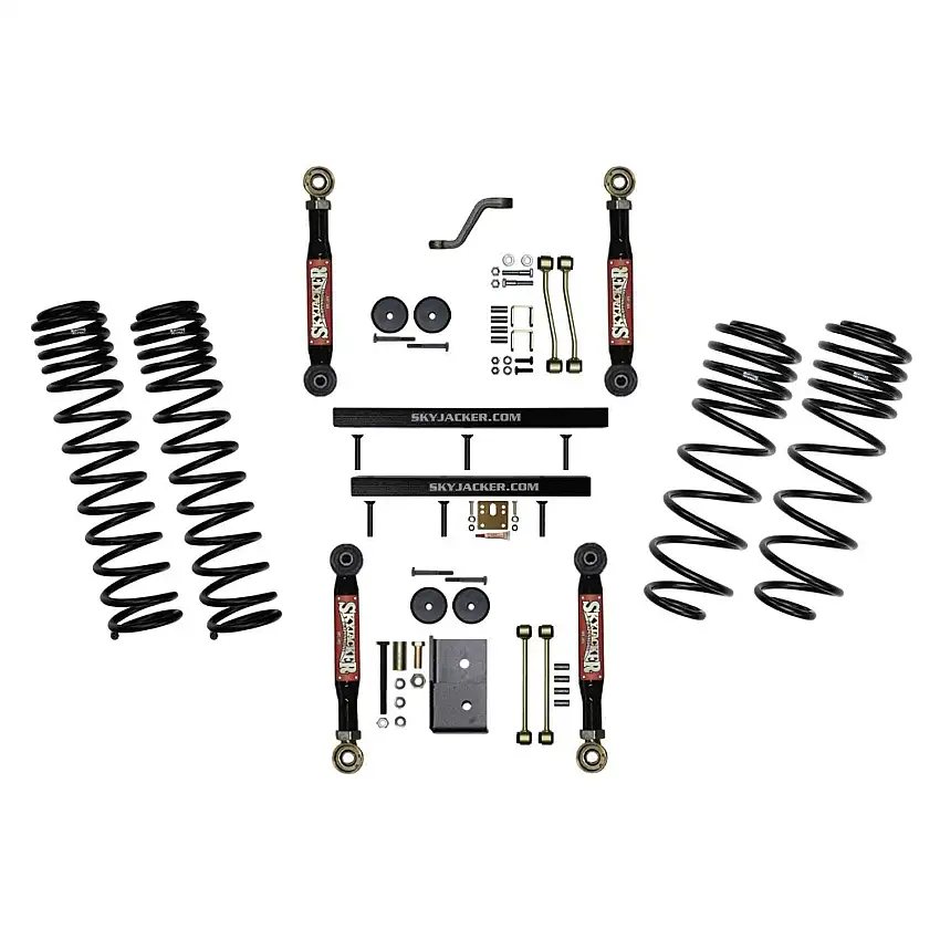 Skyjacker TJ401BLTX 4 in. Component Box With Dual Rate Long Travel Coil Springs.