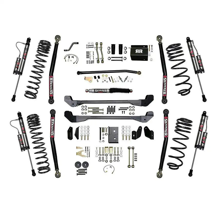 Skyjacker TJ40RR1LTK-X 4 in. Suspension Lift System With ADX 2.0 Remote Reservoir Shocks.