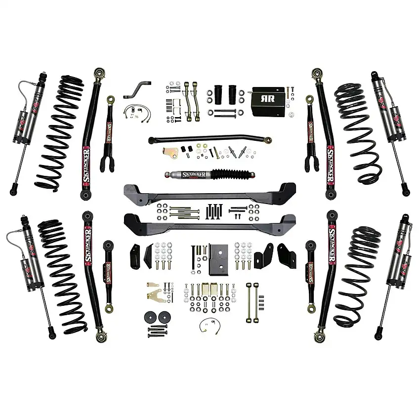 Skyjacker TJ60RR2LTK-X 6 in. Suspension Lift System With ADX 2.0 Remote Reservoir Shocks.