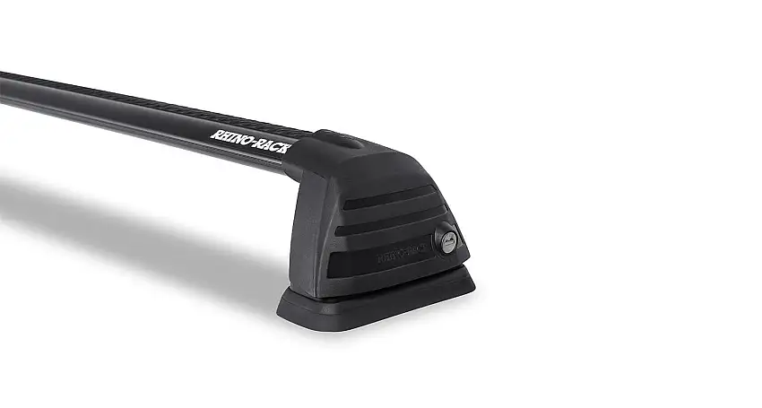 Rhino-Rack RV0294B Vortex ROC25 Flush Black 2 Bar FMP Roof Rack