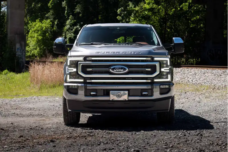 2020-2022 Ford Super Duty Morimoto XBG LED DRL Grille (Chrome with White DRL) | XBG12