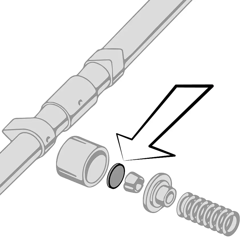 Valve Shim, V-8, 2.46mm