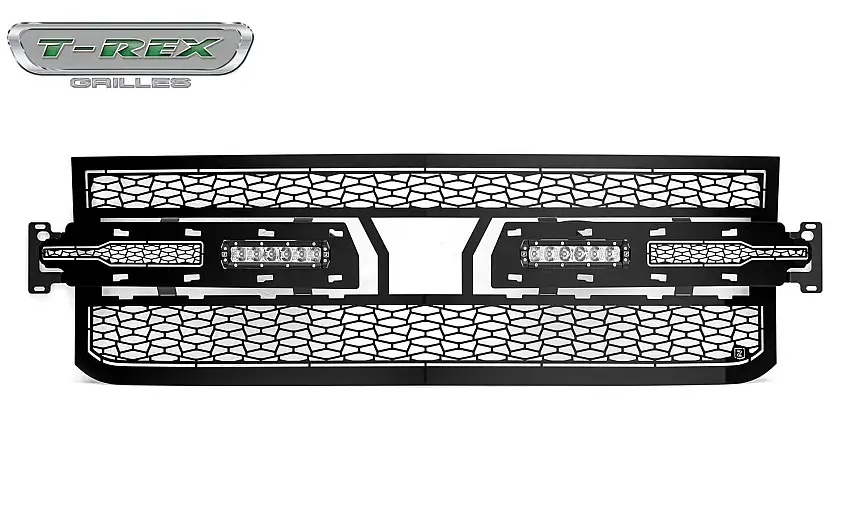 T-Rex Grilles Z311261 ZROADZ Grille, Black, Mild Steel, 1 Pc, Replacement