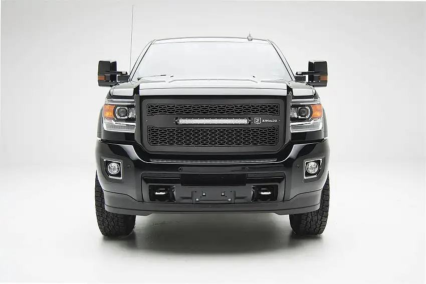 T-Rex Grilles Z312111 ZROADZ Grille, Black, Mild Steel, 1 Pc, Insert