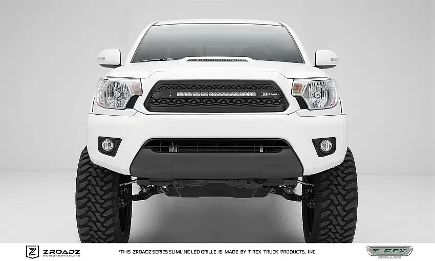 T-Rex Grilles Z319381 ZROADZ Grille, Black, Mild Steel, 1 Pc, Insert
