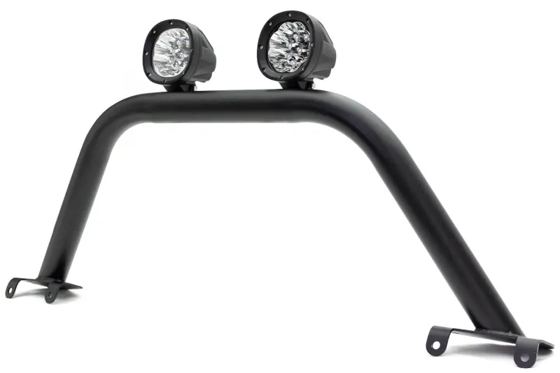 2021-2025 Ford Bronco ZROADZ Prerunner Baja Bar LED Kit with (2) 4 inch Round White ZROADZ LED Pod Lights | Z325441-KIT