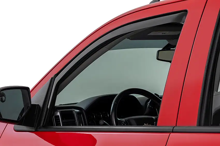 Rough Country Side Window Deflectors In Channel Rain Guard Chevy/GMC 1500/2500HD/3500HD 2WD/4WD 811419