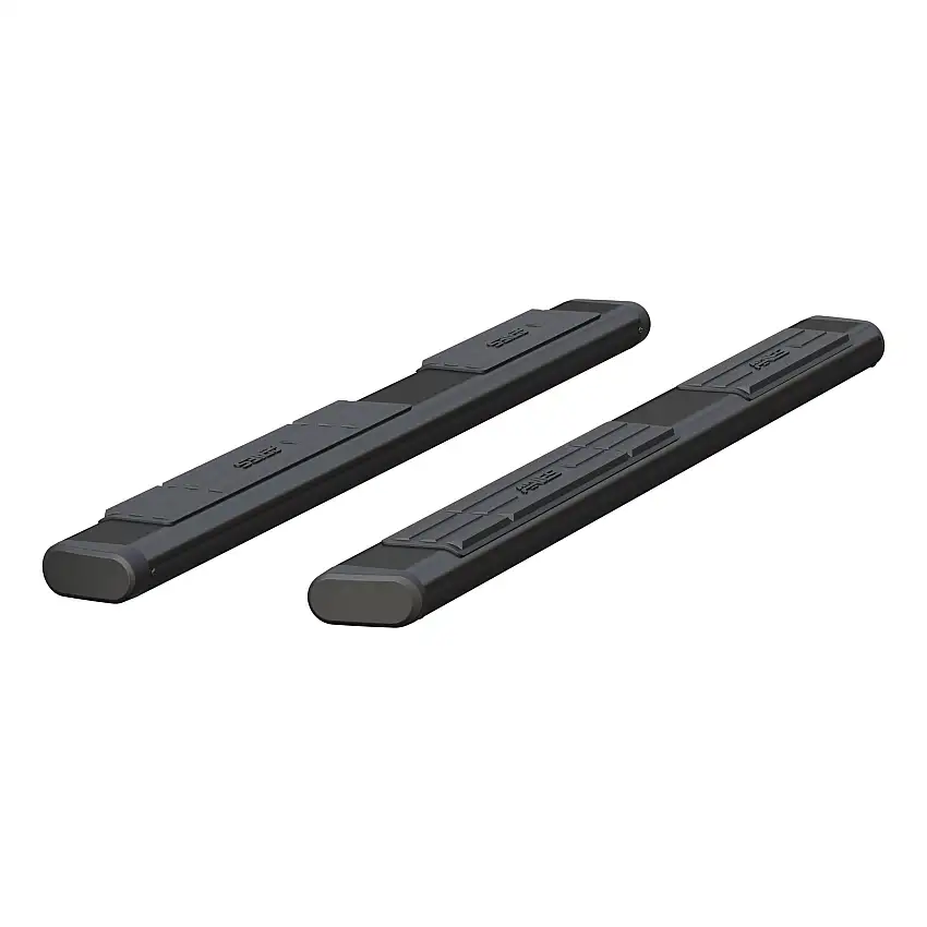 Aries Automotive 6" x 75" Black Aluminum Oval Side Bars (No Brackets) B2875