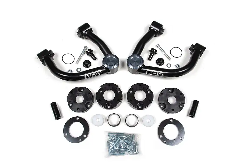 BDS Suspension BDS023300 2021-2025 Ford Bronco 4 Door 3" Suspension Lift Kit, 2" Rear, Spacer (Sasquatch