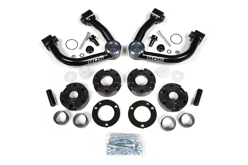 BDS Suspension BDS023350 2021-2025 Ford Bronco 4 Door 3.5" Suspension Lift Kit, 3" Rear, Spacer (Badlands